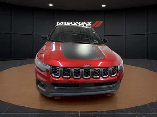 Red Hot Pearlcoat 2025 Jeep Compass Trailhawk