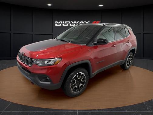 Red Hot Pearlcoat 2025 Jeep Compass Trailhawk
