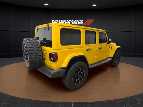 Baja Yellow Clearcoat 2019 Jeep Wrangler Unlimited Sahara
