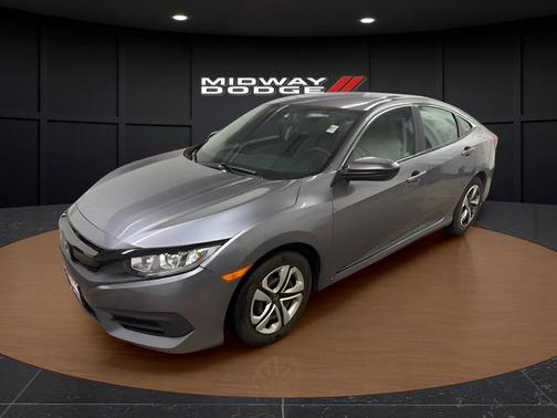 Modern Steel Metallic 2018 Honda Civic LX
