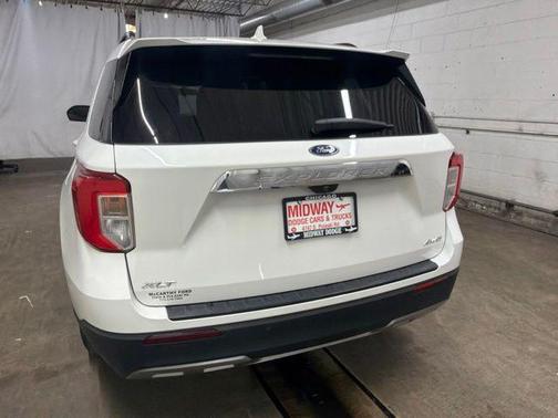 Star White Metallic Tri-Coat 2021 Ford Explorer XLT