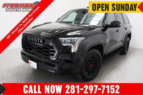 Midnight Black Metallic 2025 Toyota Sequoia TRD Pro