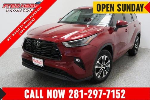 Ruby Flare Pearl 2023 Toyota Highlander XLE