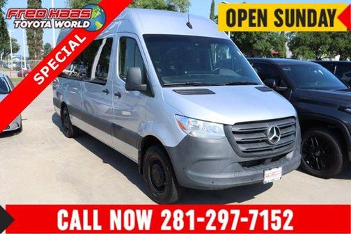 Silver Gray 2024 Mercedes-Benz Sprinter 2500 High Roof