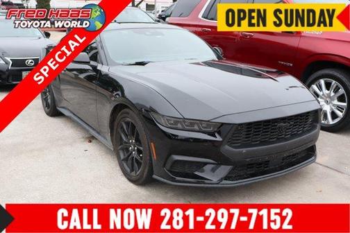 Shadow Black 2024 Ford Mustang EcoBoost Premium