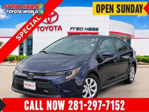 Blue 2024 Toyota Corolla LE