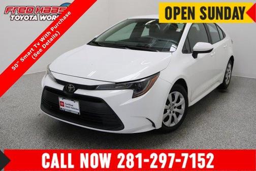 Wind Chill Pearl 2024 Toyota Corolla LE
