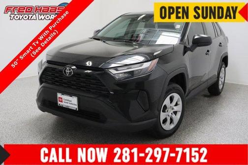 Midnight Black Metallic 2025 Toyota RAV4 LE