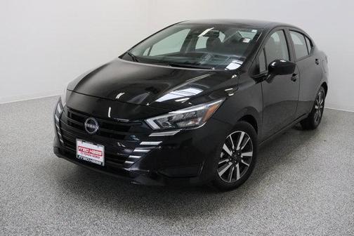 Black 2025 Nissan Versa 1.6 SV