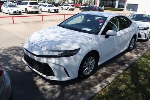 White 2025 Toyota Camry LE