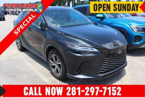 Black 2023 Lexus RX 350 Premium