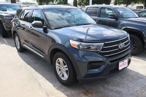 Blue 2023 Ford Explorer XLT