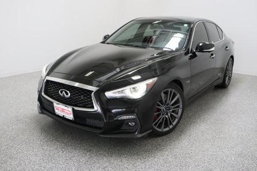 Black 2018 INFINITI Q50 3.0t Red Sport 400
