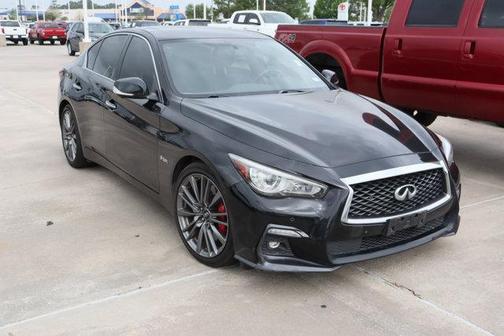 Black 2018 INFINITI Q50 3.0t Red Sport 400