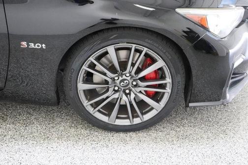 Black 2018 INFINITI Q50 3.0t Red Sport 400