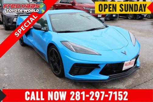 Rapid Blue 2022 Chevrolet Corvette Stingray w/2LT