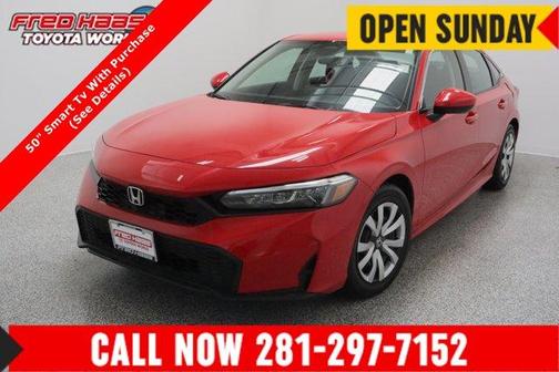 Rallye Red 2025 Honda Civic LX