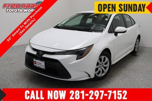 Wind Chill Pearl 2024 Toyota Corolla LE