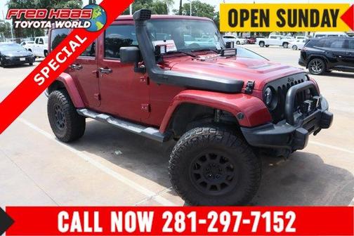 Deep Cherry Red Crystal Pearl 2012 Jeep Wrangler Unlimited Sahara