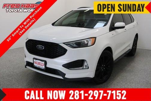 Star White 2022 Ford Edge ST-Line