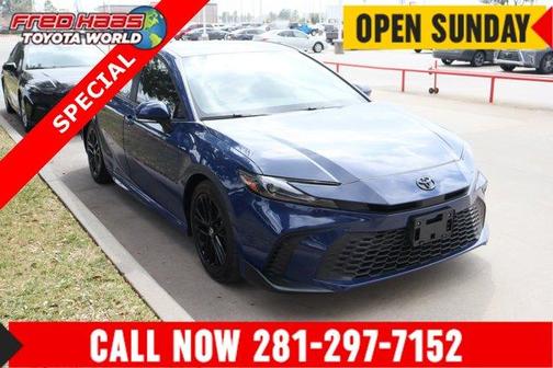 Blue 2025 Toyota Camry SE