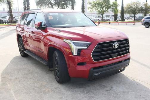 Red 2025 Toyota Sequoia SR5
