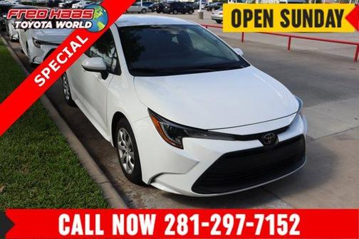 White 2025 Toyota Corolla LE