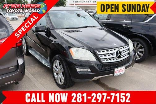 Black 2011 Mercedes-Benz M-Class ML 350 4MATIC