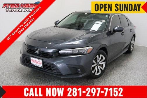 Meteorite Gray Metallic 2023 Honda Civic LX