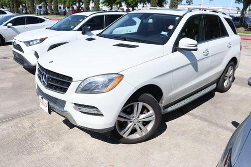 White 2013 Mercedes-Benz M-Class ML 350 4MATIC