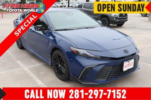 Blue 2025 Toyota Camry SE