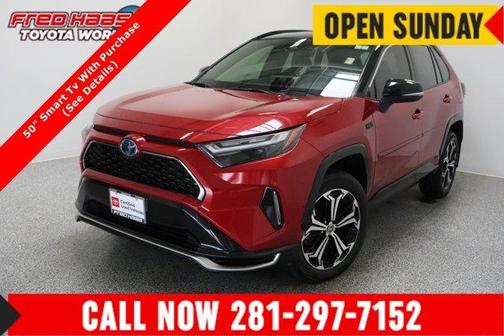 Supersonic Red / Midnight Black Metallic 2022 Toyota RAV4 Prime XSE