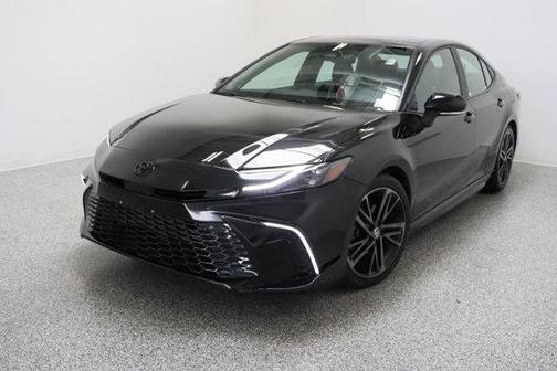 Midnight Black Metallic 2025 Toyota Camry XSE