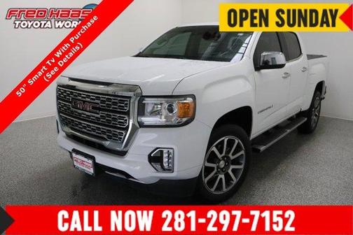 Summit White 2022 GMC Canyon Denali