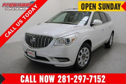 White Frost Tri-Coat 2017 Buick Enclave Leather