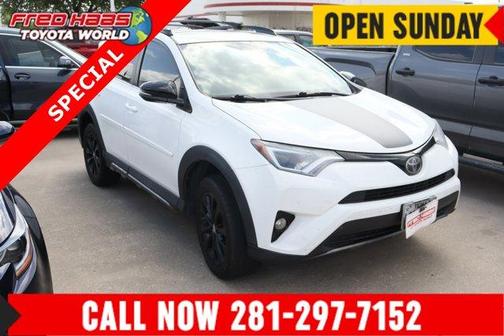 Super White 2018 Toyota RAV4 Adventure