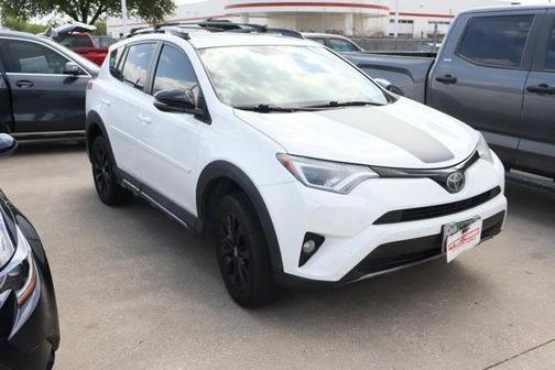 Super White 2018 Toyota RAV4 Adventure