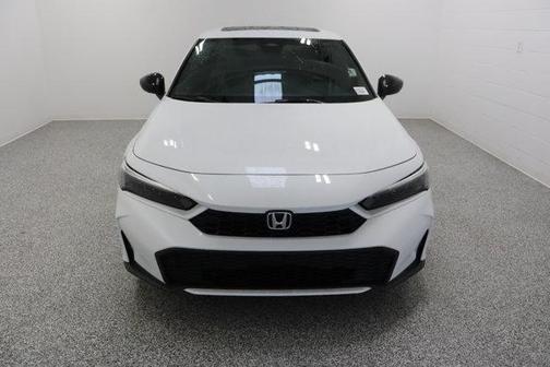 Platinum White Pearl 2025 Honda Civic Hybrid 2.0L/ELECTRIC