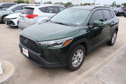 Green 2023 Toyota Corolla Cross LE