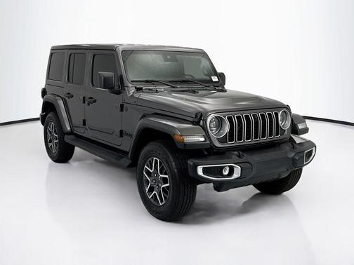 Crystal Metallic 2025 Jeep Wrangler Sahara