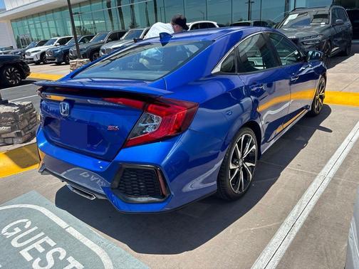 Aegean Blue Metallic 2018 Honda Civic Si
