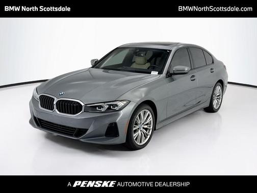 Gray Metallic 2023 BMW 330 i