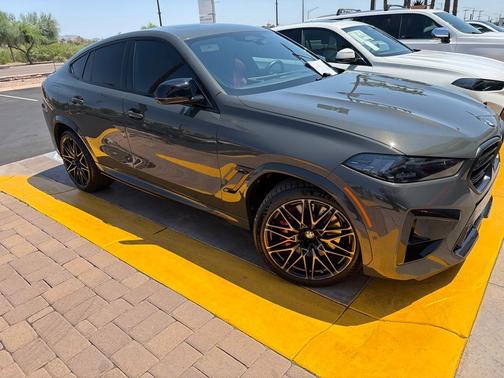 Gray Metallic 2025 BMW X6 M Base