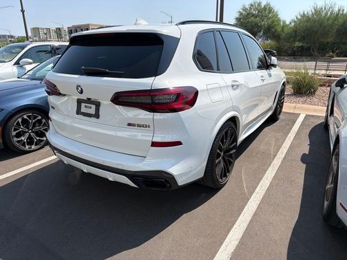 Alpine White 2021 BMW X5 M50i