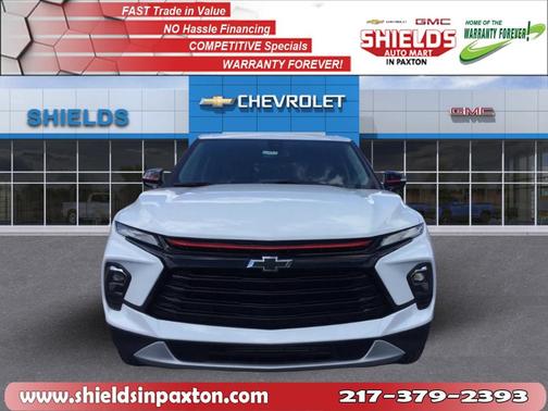 Summit White 2024 Chevrolet Blazer 3LT