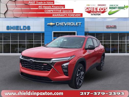 Red 2026 Chevrolet Trax 2RS