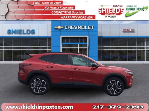 Red 2026 Chevrolet Trax 2RS