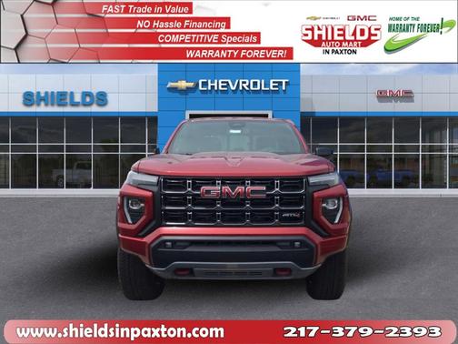 Volcanic Red 2026 GMC Canyon AT4