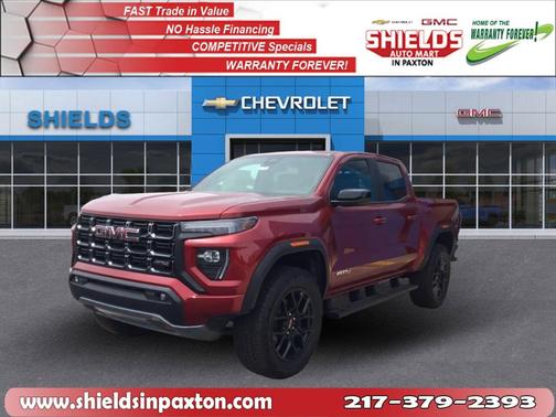 Volcanic Red 2026 GMC Canyon AT4