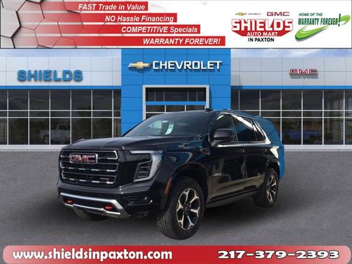 Onyx Black 2026 GMC Yukon AT4